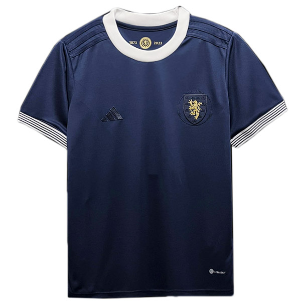 Scotland 150e anniversaire édition maillot de football uniforme marine kit vêtements de sport pour hommes hauts de football chemise de sport 2023-2024